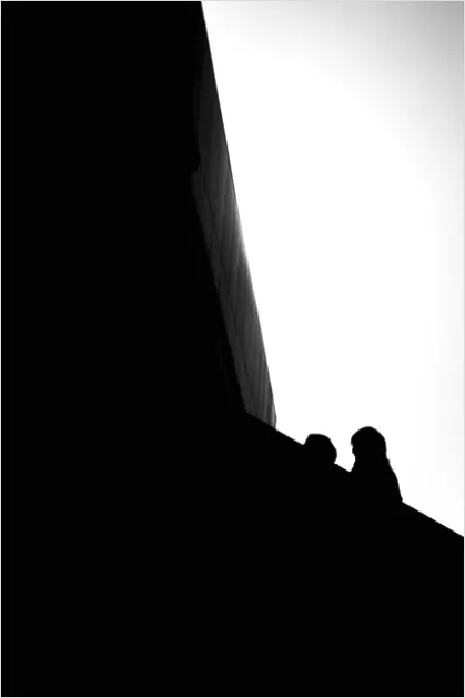 Detail Minimal Negative Space Photography Portrait Number 8