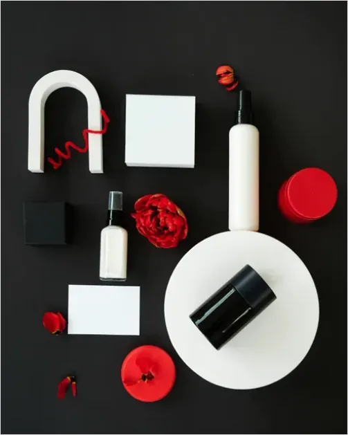 Detail Minimal Skincare Flat Lay Background Number 16