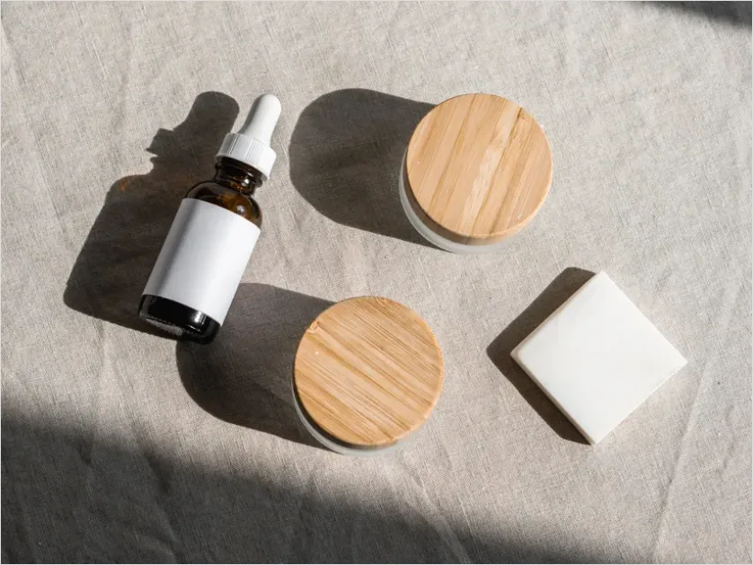Detail Minimal Skincare Flat Lay Background Number 5