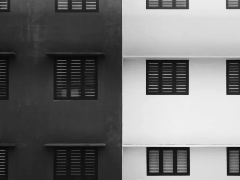 Detail Minimalist Architecture Photography Black And White Number 4
