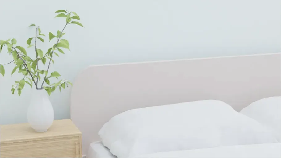 Detail Minimalist Bedroom White Bedding Number 7