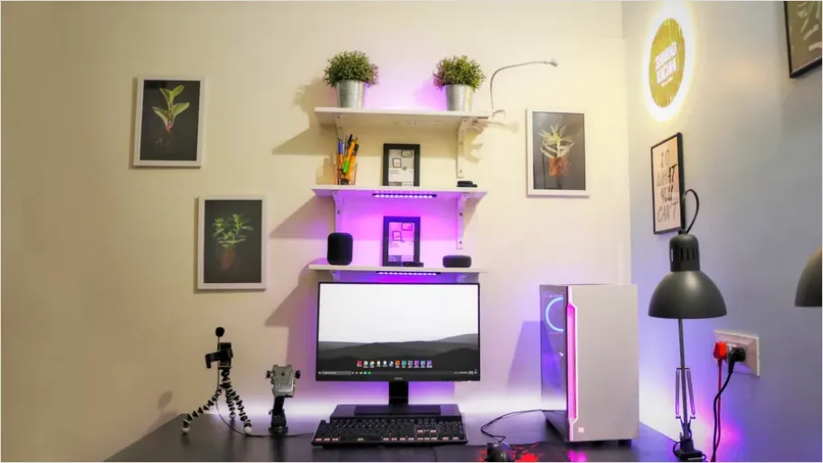 Detail Minimalist Home Office Setup Photo Number 13