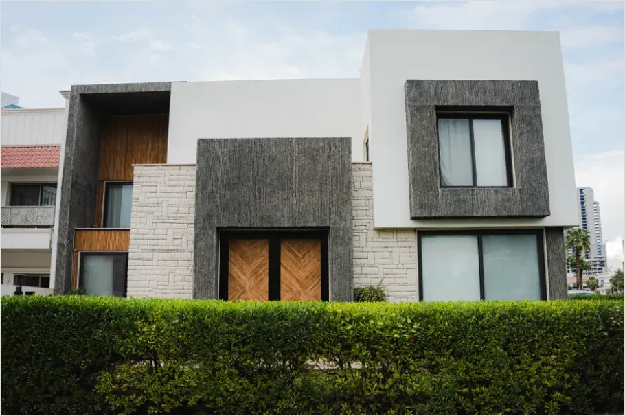 Detail Minimalist Modern House Exterior Photo Number 10