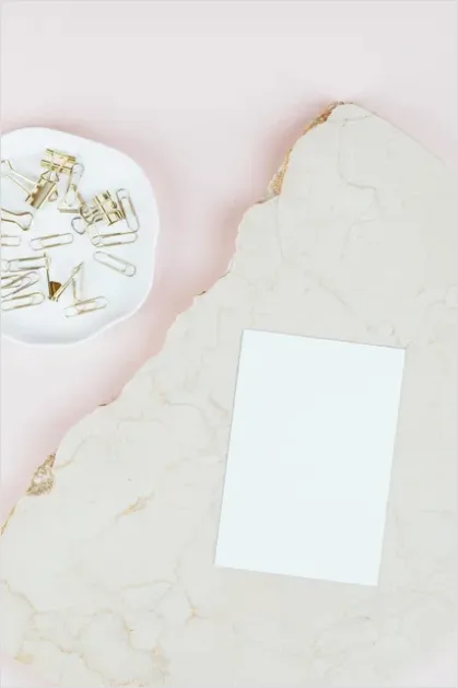 Detail Minimalist Workspace Neutral Tones Photo Number 7