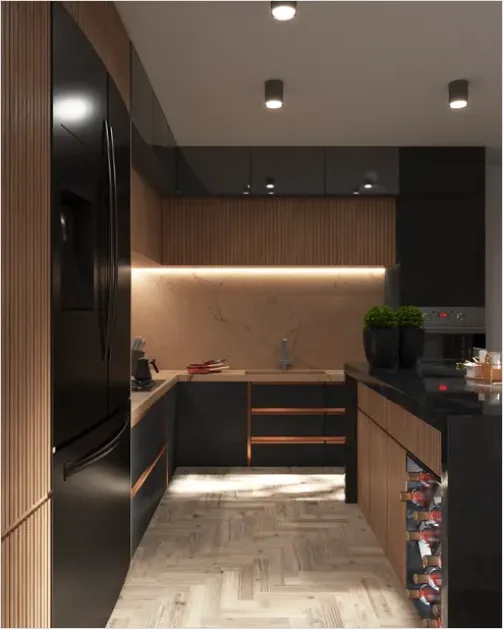 Modern Kitchen Interior Design De1c