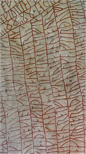 Detail Norse Rune Symbols Stone Texture Photo Number 5