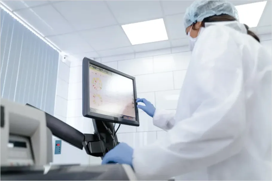 Detail Pharmaceutical Manufacturing Cleanroom Number 6