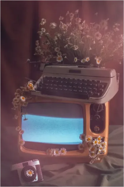 Detail Retro Objects Still Life Composition Number 6