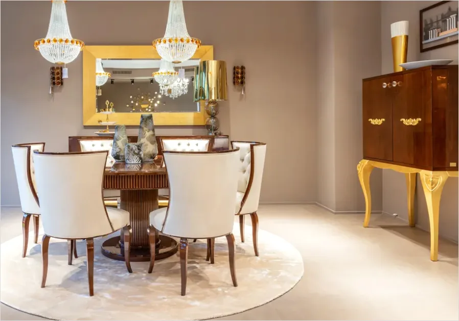 Detail Round Dining Table Decor Number 4