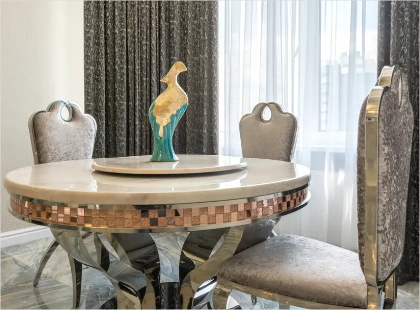 Detail Round Dining Table Decor Number 10