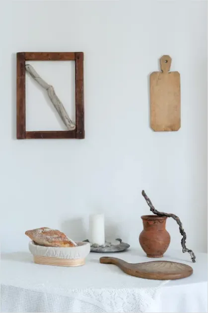 Detail Rustic Bread Still Life On Table Number 3