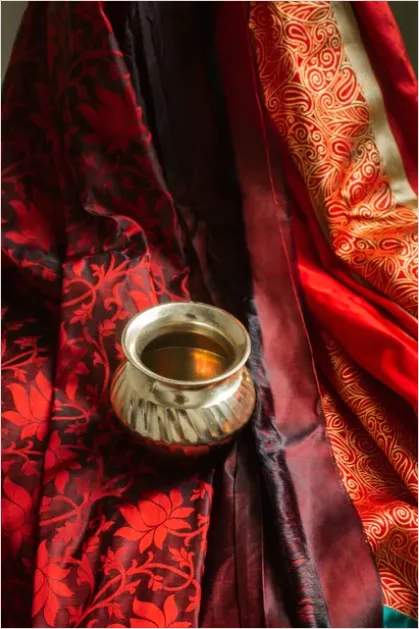 Detail Sari Drape Indian Traditional Clothing Photo Number 7