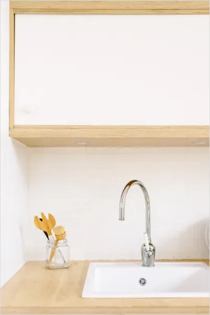 Scandinavian Kitchen Wood White 112f