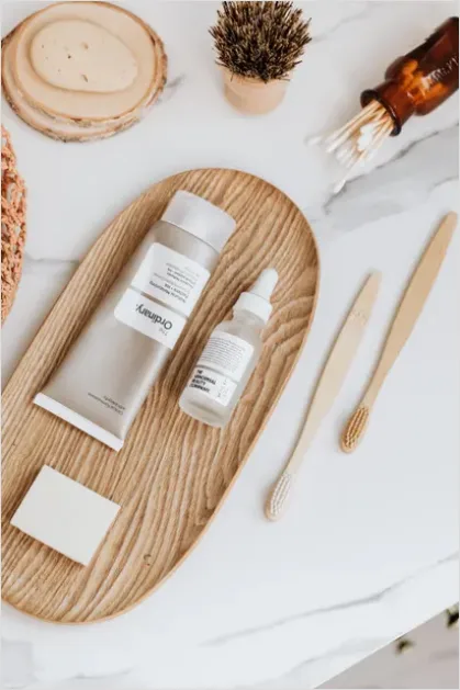 Detail Skincare Routine Flat Lay Photo Number 11