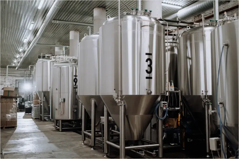 Detail Stainless Steel Tanks Brewery Factory Number 2