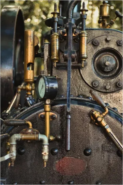 Detail Steam Pipes Valves Industrial Boiler Room Number 5