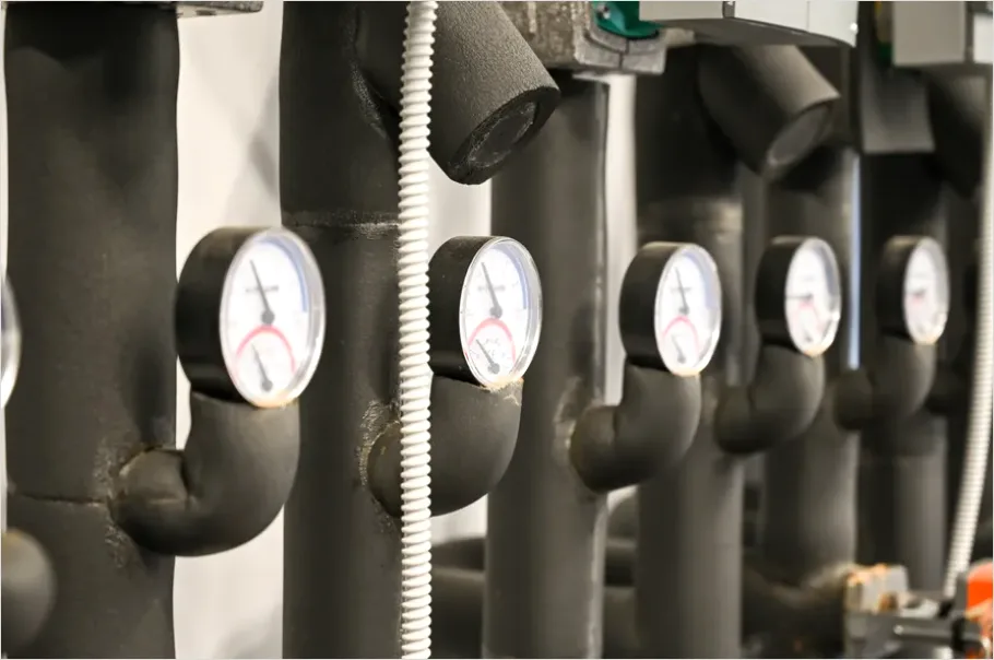 Detail Steam Pipes Valves Industrial Boiler Room Number 8