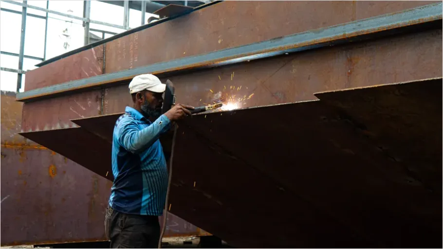 Detail Steel Structure Fabrication Process Number 8