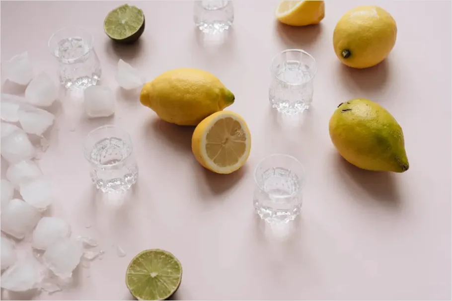 Detail Summer Still Life Citrus And Ice Number 3