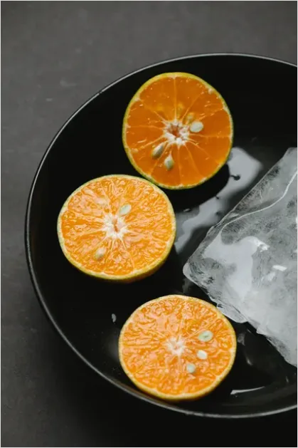 Detail Summer Still Life Citrus And Ice Number 7