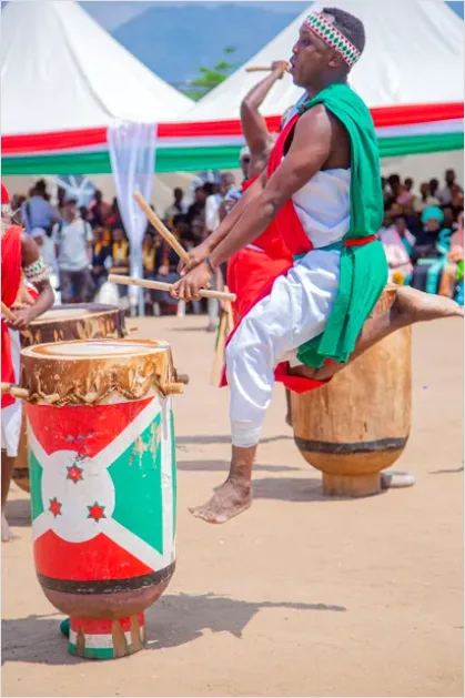 Detail Traditional Drum Cultural Performance Photo Number 3