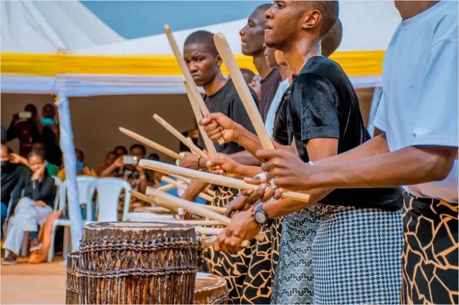 Detail Traditional Drum Cultural Performance Photo Number 7