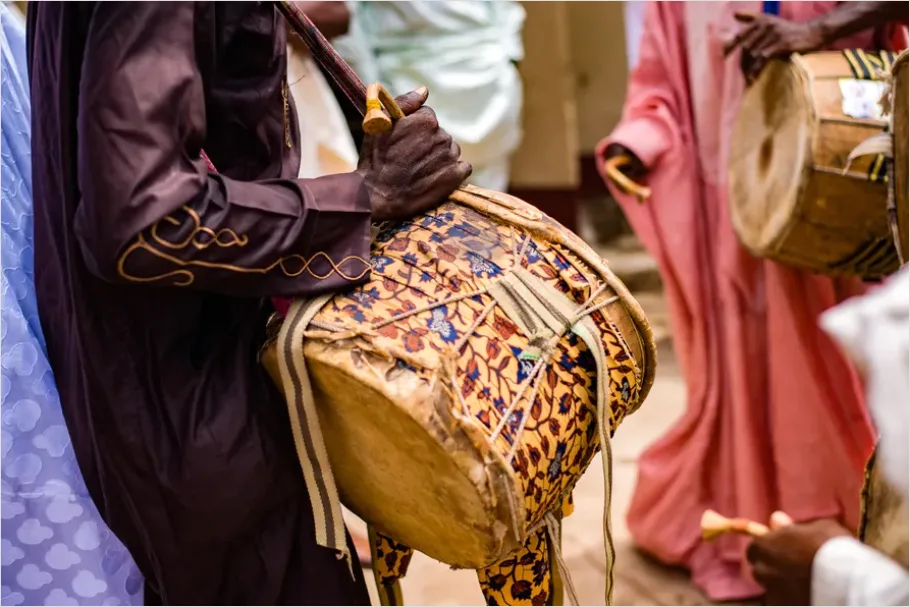 Detail Traditional Drum Cultural Performance Photo Number 9