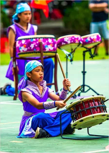 Detail Traditional Drum Cultural Performance Photo Number 10