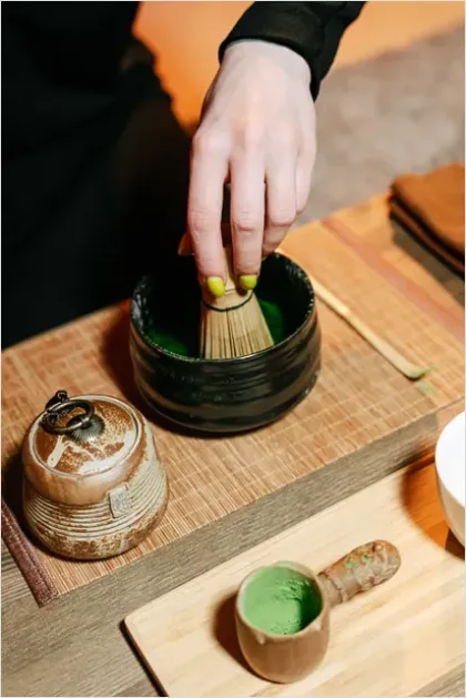 Detail Traditional Tea Ceremony Matcha Whisk Number 4