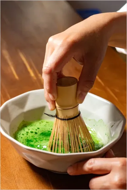 Detail Traditional Tea Ceremony Matcha Whisk Number 5