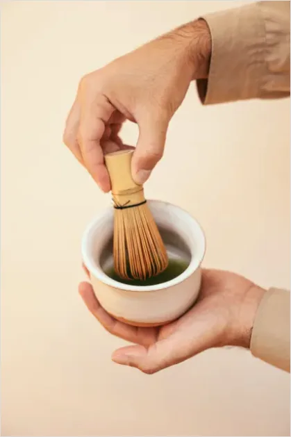 Detail Traditional Tea Ceremony Matcha Whisk Number 7