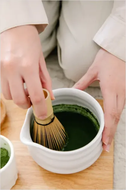 Detail Traditional Tea Ceremony Matcha Whisk Number 9