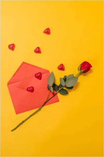 Detail Valentines Still Life Roses Chocolate Number 4