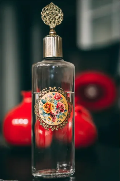 Detail Vintage Perfume Still Life Number 9