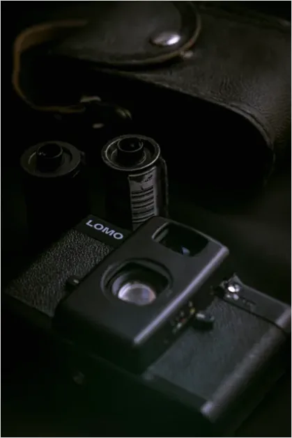 Detail Vintage Still Life Film Camera Number 5