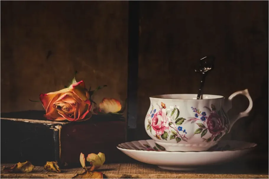 Vintage Teacup Still Life C815