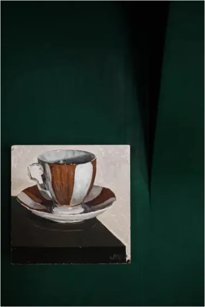 Detail Vintage Teacup Still Life Number 4