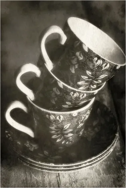 Detail Vintage Teacup Still Life Number 5