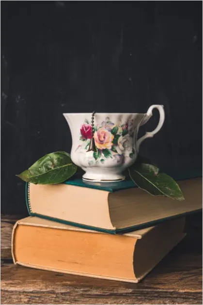 Detail Vintage Teacup Still Life Number 7