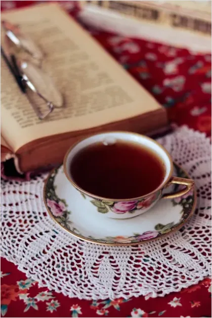 Detail Vintage Teacup Still Life Number 8