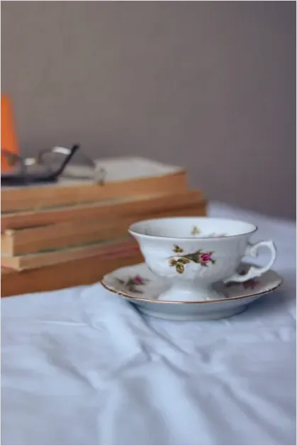 Detail Vintage Teacup Still Life Number 9