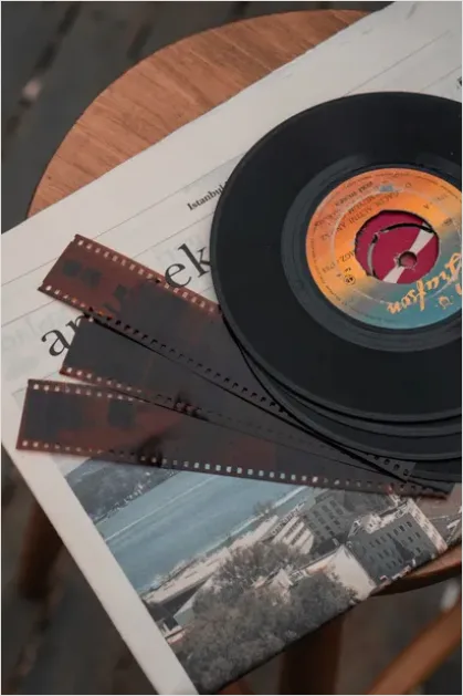 Vinyl Record Still Life Aesthetic 850c