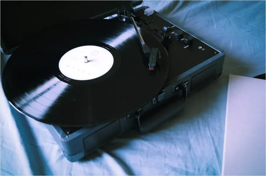 Detail Vinyl Record Still Life Aesthetic Number 9