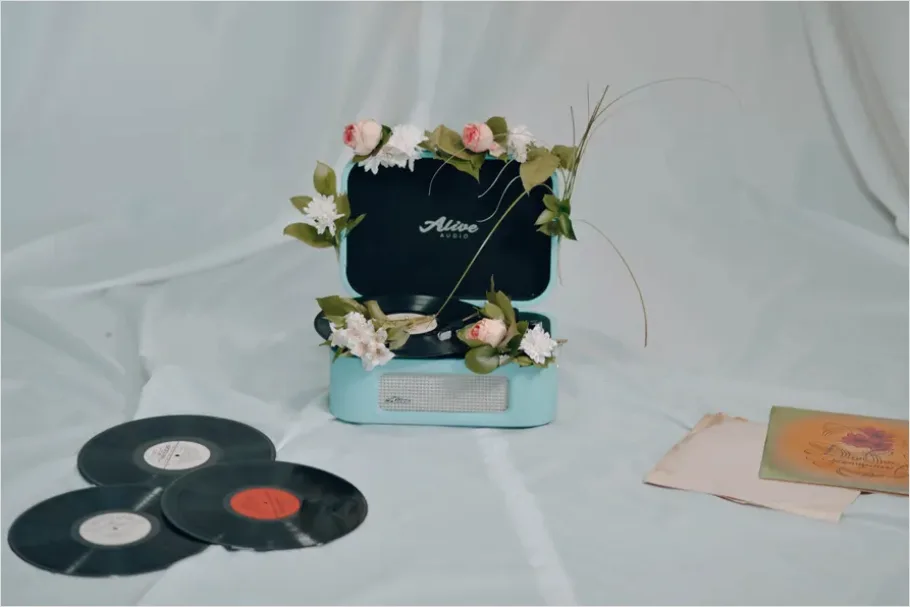 Detail Vinyl Record Still Life Aesthetic Number 10