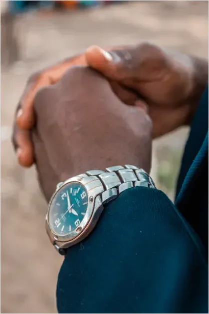 Detail Watch On Wrist Close Up Number 9