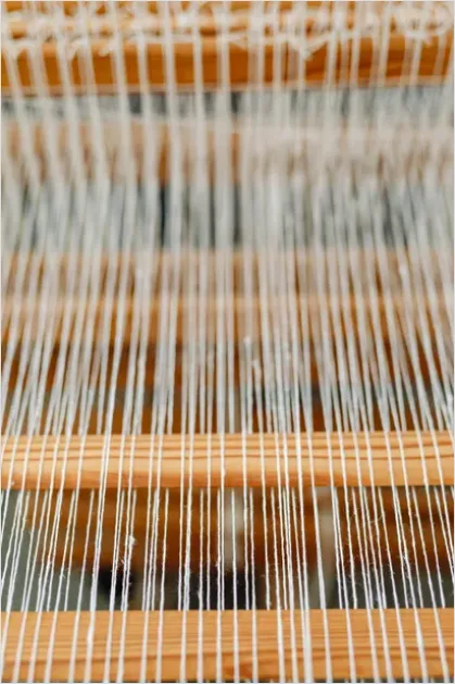 Detail Weaving Loom Textile Craft Close Up Number 6
