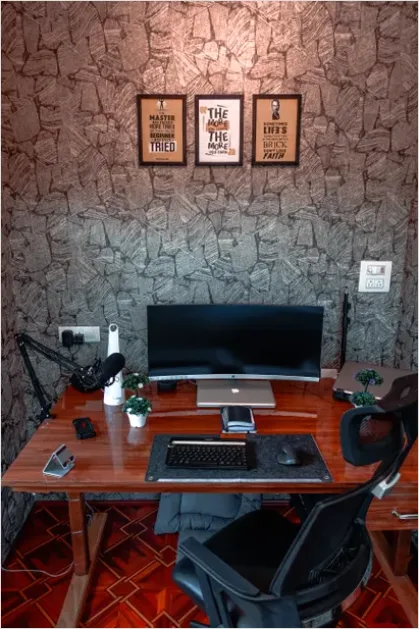 Detail Work From Home Desk Setup Number 7