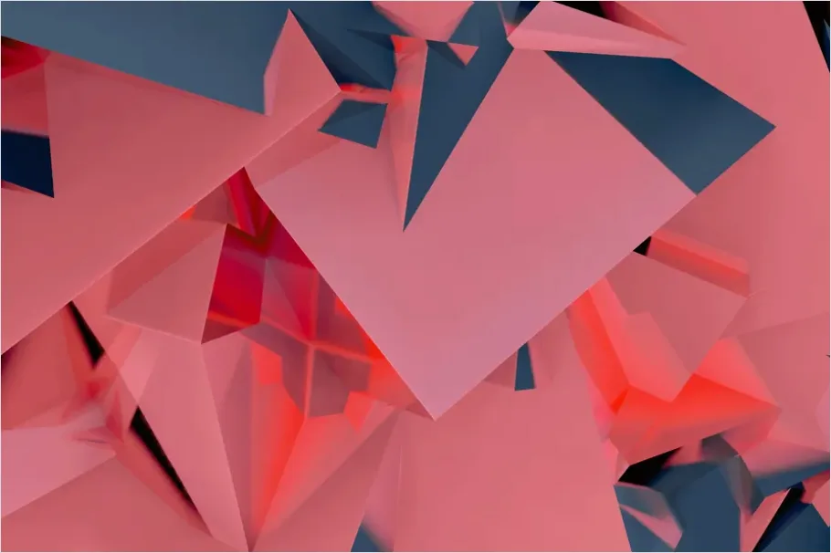 Detail Abstract 3d Geometric Shapes Background Number 14