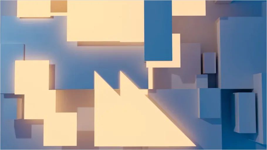 Detail Abstract 3d Geometric Shapes Background Number 15