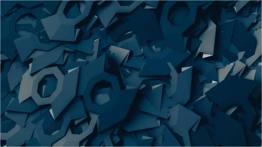 Detail Abstract 3d Geometric Shapes Background Number 7